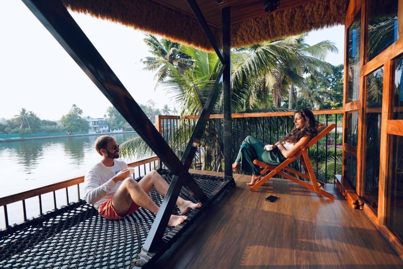 Ferienwohnung Tulsi Kayal Retreat Champakulam Exterior foto